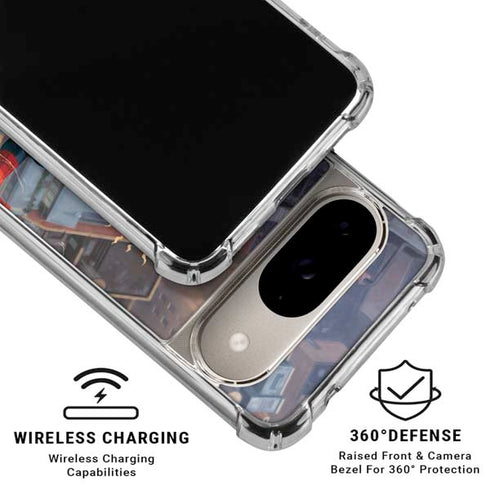 Marvel Spiderman Spidey Sense Google Pixel 10 Clear Case